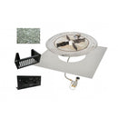 The Outdoor GreatRoom Company Crystal Fire® Plus 36" Square DIY Gas Burner Kit – For Block/Paver Installations