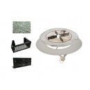 The Outdoor GreatRoom Company Crystal Fire® Plus 36" Round DIY Gas Burner Kit – For Block/Paver Installations