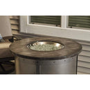 The Outdoor GreatRoom Company Edison Round Concrete Gas Fire Pit Table – 39"