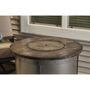The Outdoor GreatRoom Company Edison Round Concrete Gas Fire Pit Table – 39"
