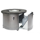 The Outdoor GreatRoom Company Edison Round Concrete Gas Fire Pit Table – 39"