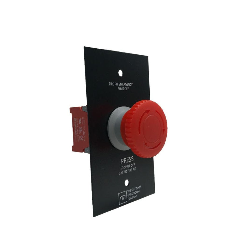 The Outdoor GreatRoom Company Emergency Stop Button Control Panel with Smart Device Compatibility for Crystal Fire Plus Burners