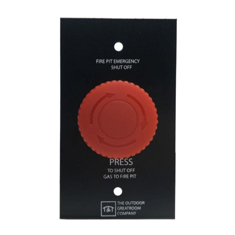 The Outdoor GreatRoom Company Crystal Fire Plus Burner Emergency Shutoff Button