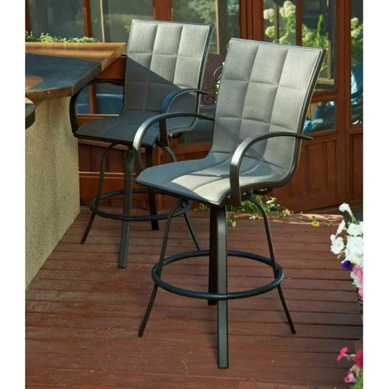 The Outdoor GreatRoom Company Empire Bar Stools (Set of 2)