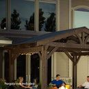 The Outdoor GreatRoom Company Forest Green Metal Roof Kit for Lodge II Pergola