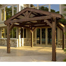 The Outdoor GreatRoom Company Forest Green Metal Roof Kit for Lodge II Pergola