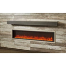 The Outdoor GreatRoom Company Built-In Linear Electric Fireplace – Gallery Series