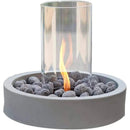 The Outdoor GreatRoom Company Intrigue 11" Tabletop Lantern with Spinning Flame