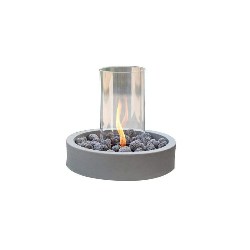 The Outdoor GreatRoom Company Intrigue 11" Tabletop Lantern with Spinning Flame