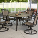 The Outdoor GreatRoom Company Intrigue 11" Tabletop Lantern with Spinning Flame