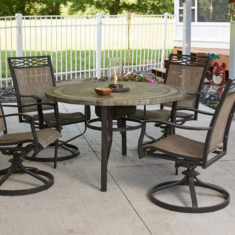 The Outdoor GreatRoom Company Intrigue 11" Tabletop Lantern with Spinning Flame