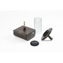 The Outdoor GreatRoom Company Intrigue 11" Tabletop Lantern with Spinning Flame