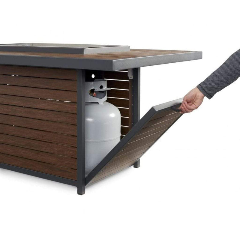 The Outdoor GreatRoom Company Kenwood & Brooks 50" Rectangular Gas Fire Pit Table