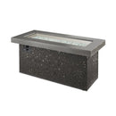 The Outdoor GreatRoom Company Key Largo 54" Linear Gas Fire Pit Table with Midnight Mist Supercast™ Top