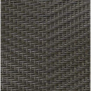 The Outdoor GreatRoom Company Leather Wicker Swivel Bar Stools – Set of 2