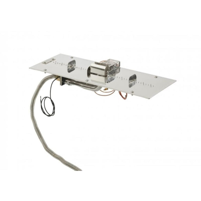 The Outdoor GreatRoom Company Crystal Fire Plus Linear Stainless Steel Gas Burner Insert