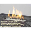 The Outdoor GreatRoom Company Crystal Fire Plus Linear Stainless Steel Gas Burner Insert