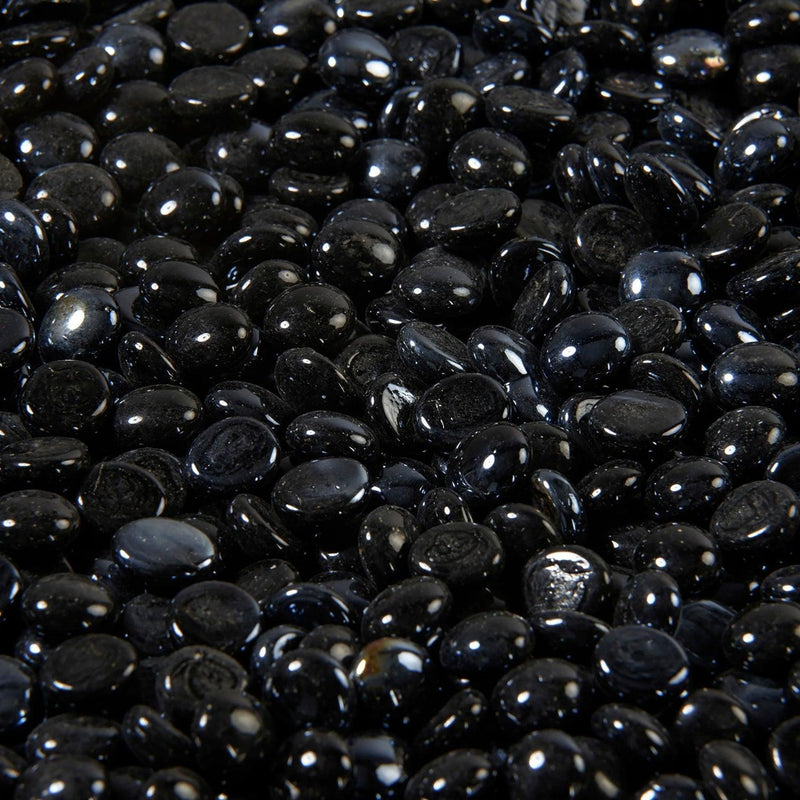 The Outdoor GreatRoom Company 20 lb Onyx Tempered Fire Glass Gems Kit