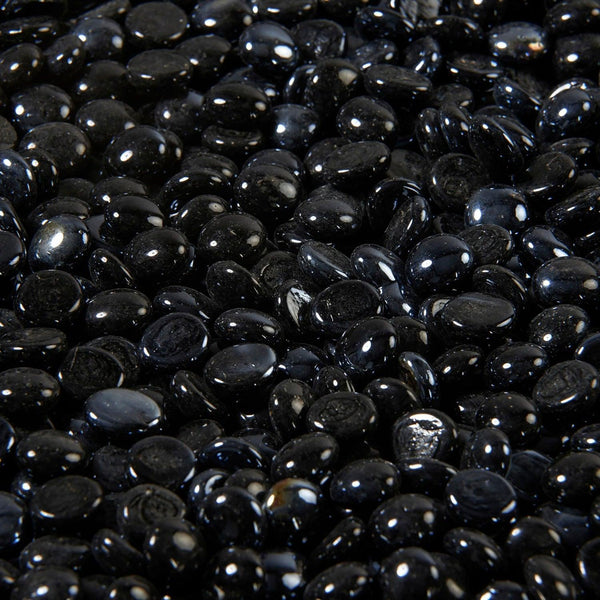 The Outdoor GreatRoom Company 15 lb Onyx Tempered Fire Glass Gems Kit
