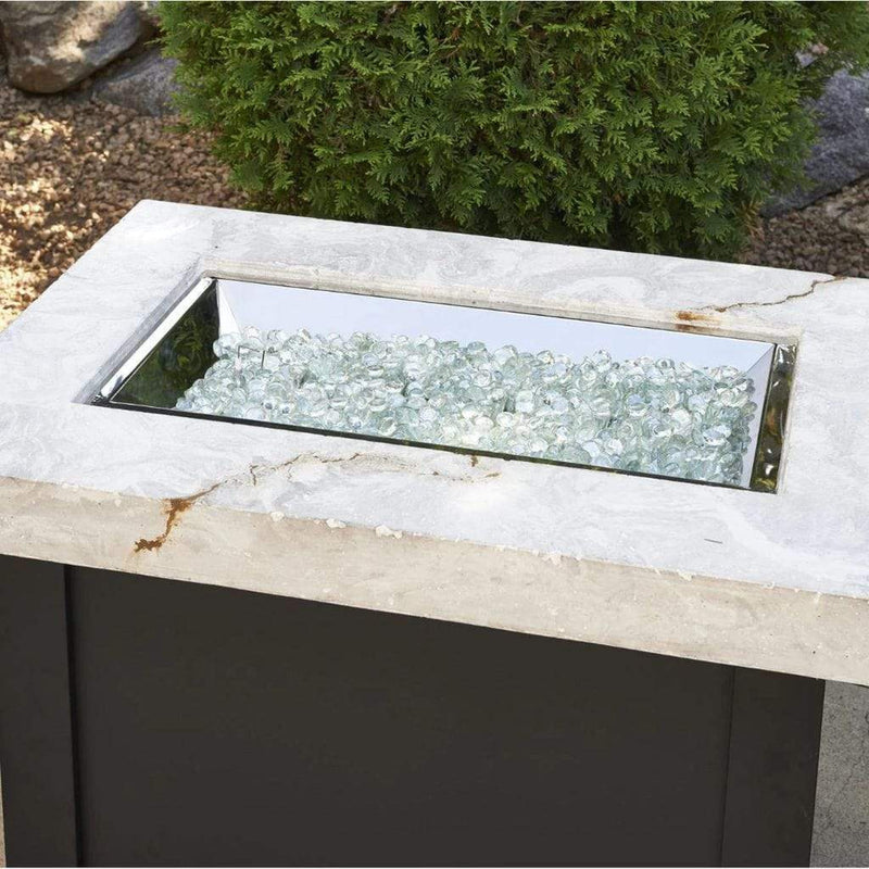 The Outdoor GreatRoom Company Providence 32" Rectangular Fire Table with Crystal Fire® Plus Burner

