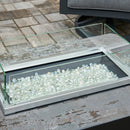 The Outdoor GreatRoom Company Rectangular Folding Glass Wind Guard & Burner Cover