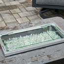 The Outdoor GreatRoom Company Rectangular Folding Glass Wind Guard & Burner Cover