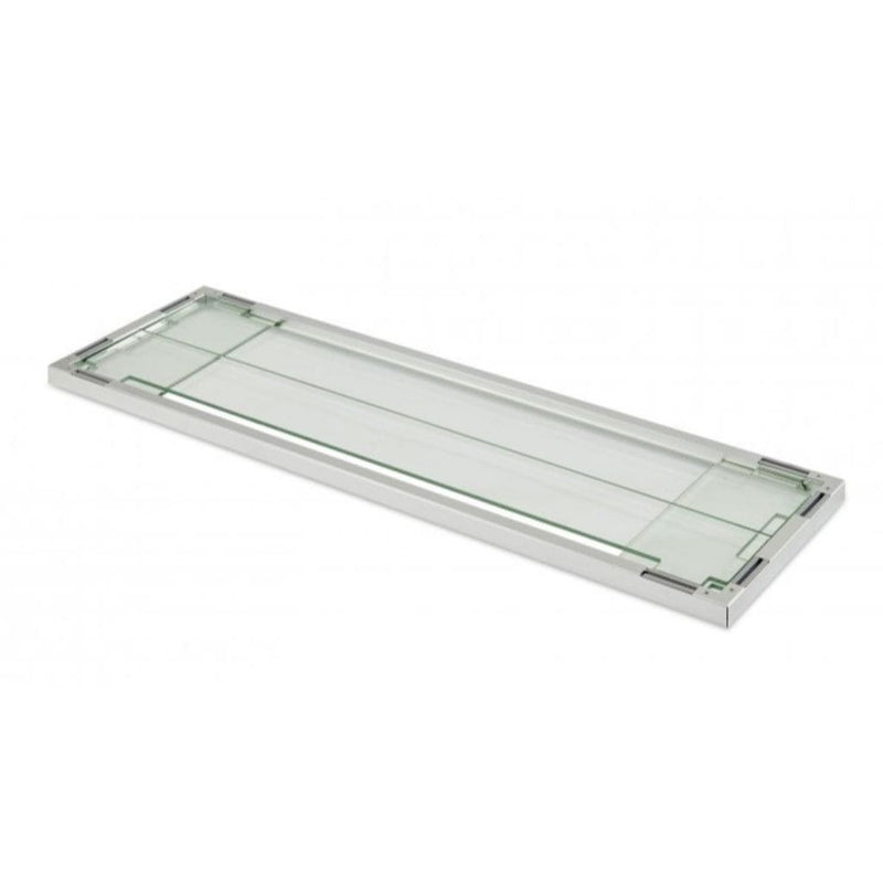 The Outdoor GreatRoom Company Linear Tempered Glass Wind Guard for Fire Pits