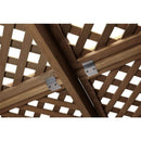 The Outdoor GreatRoom Company Cedar Lattice Panel for 12' x 12' Sonoma Pergola