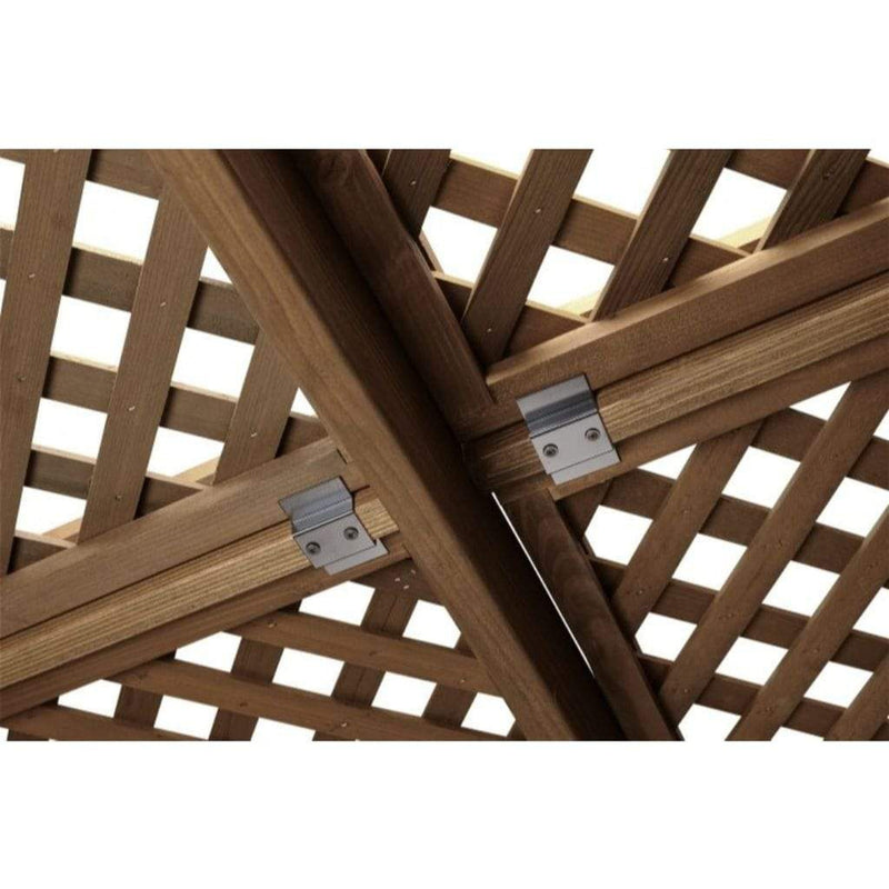The Outdoor GreatRoom Company Cedar Lattice Panel for 12' x 12' Sonoma Pergola
