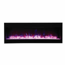 Amantii 72 Inch Tru-View XL Deep Built-In Indoor Outdoor 3 Three Sided Electric Fireplace