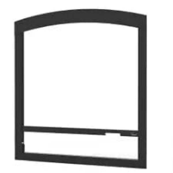 Valcourt - Black Arched Faceplate for Lafayette - VA10FA07 II High-Efficiency Fireplace