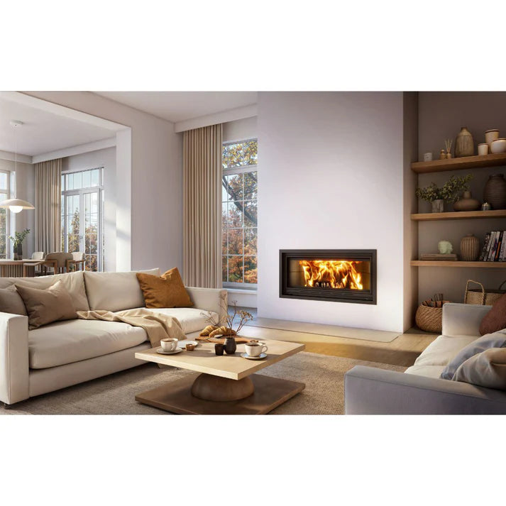 Valcourt St. Laurent Decorative Linear Wood Burning Fireplace FP16D