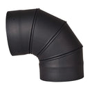  Ventis 6" Black 90-Degree Adjustable Elbow for Single-Wall Stove Pipe