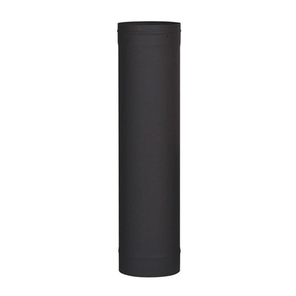 Ventis 6" x 6" Black Single-Wall Stove Pipe Length

