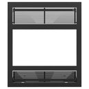 Ventis Modern Black Faceplate – Finishing Frame for HE325 Wood Fireplace