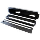 Ventis Modern Black Gravity Heat Kit – Passive Airflow System for ME300 Wood Fireplace