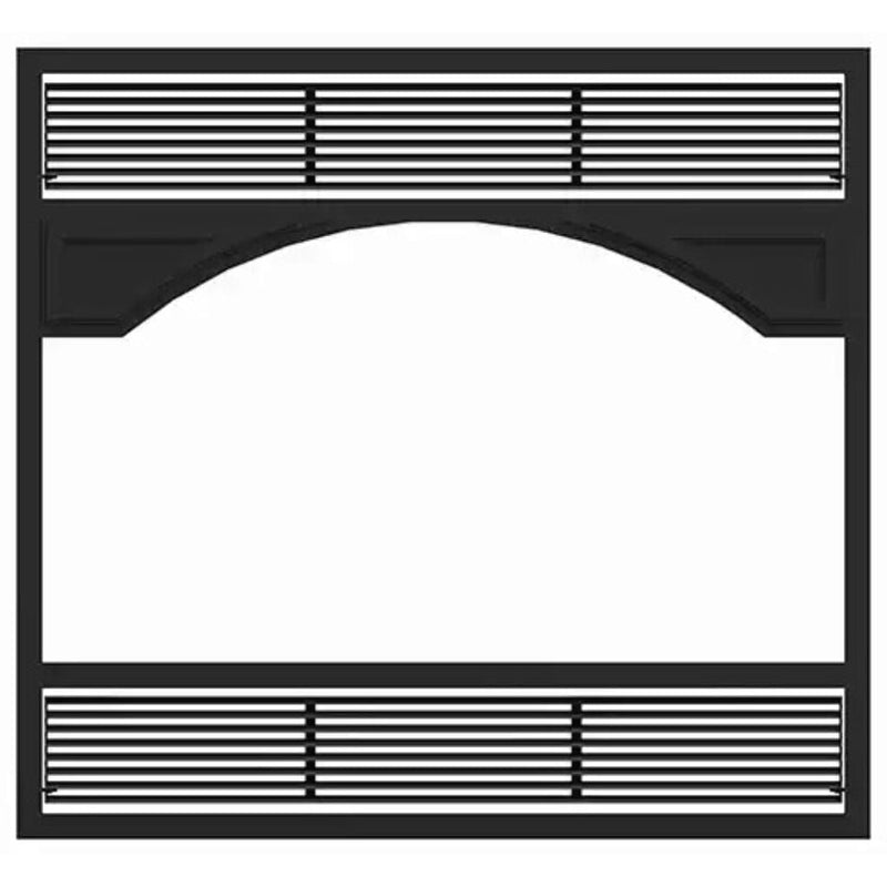 Ventis Traditional Black Faceplate – Required Finishing Frame for ME300 Wood Fireplace