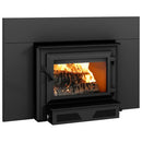 Ventis HEI240 Black 28" Large Wood Fireplace Insert with Blower, EPA 2020 Certified