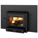 Ventis HEI350 30" Black Extra-Large Wood Fireplace Insert, EPA 2020 Certified