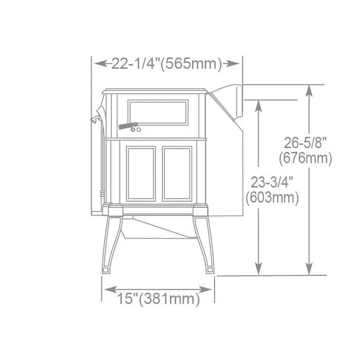 Vermont Castings Encore EPA Certified Wood Stove with 30% Tax Credit Eligibility