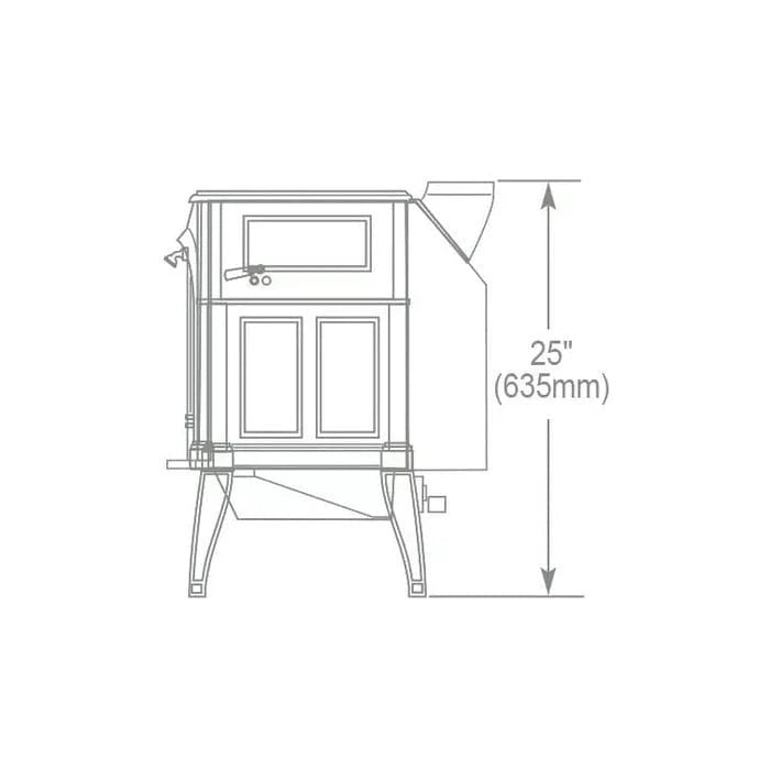 Vermont Castings Encore EPA Certified Wood Stove with 30% Tax Credit Eligibility