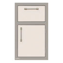 Alfresco 17-Inch Stainless Steel Right-Hinged Soft-Close Door & Drawer Combo