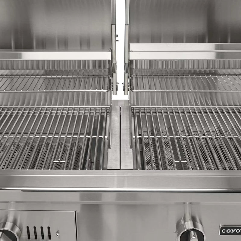 Coyote 50-Inch Built-In Gas/Charcoal Hybrid Grill