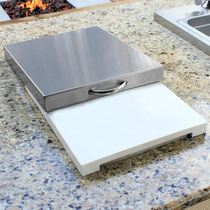 Alfresco Built-In Prep And Waste Station Chute