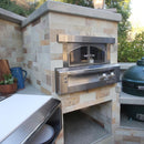 Alfresco 30-Inch Built-In Outdoor Gas Pizza Oven