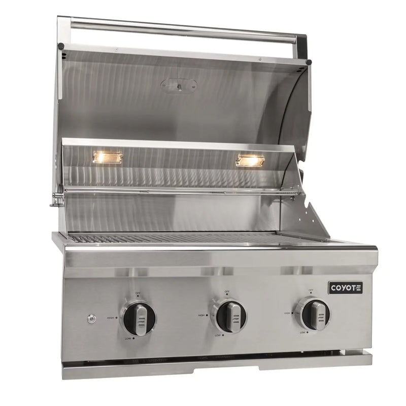 Coyote C-Series 30-Inch 3-Burner Built-in Gas Grill