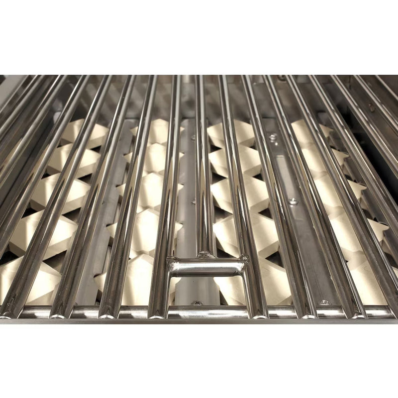 Alfresco 30-Inch Stainless Steel Freestanding Gas Grill w/ Rotisserie in Blue Lilac