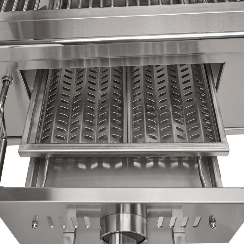 Coyote 50-Inch Built-In Gas/Charcoal Hybrid Grill