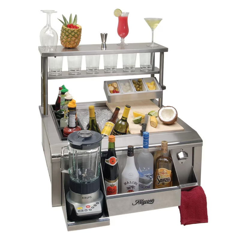 Alfresco Serving Shelf With Light Accessory For 30-Inch Apron Sink
