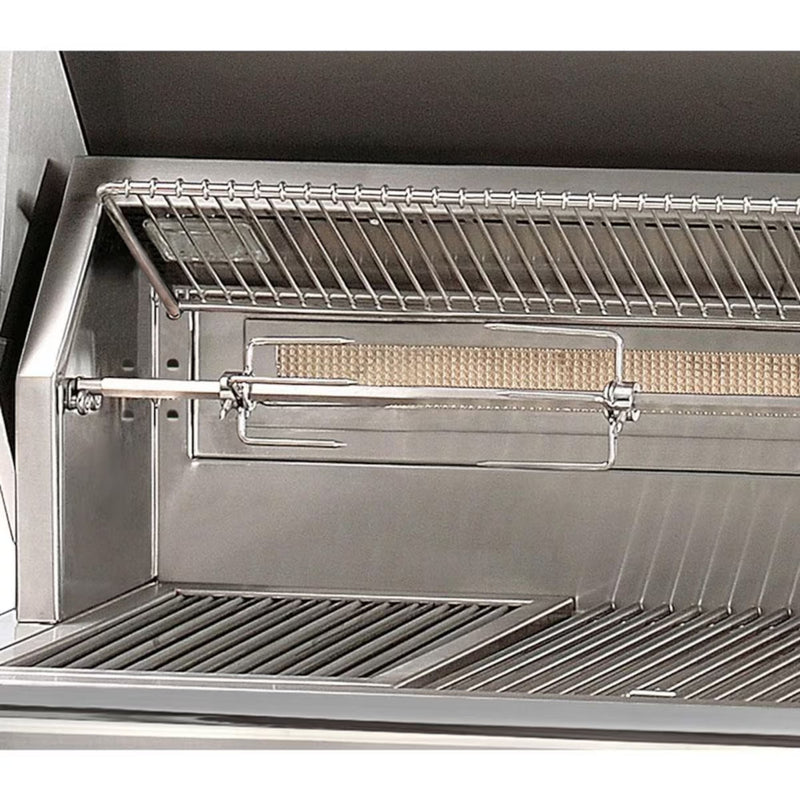 Alfresco 30" Carmine Red Built-In Gas Grill with Rotisserie & Smoker System